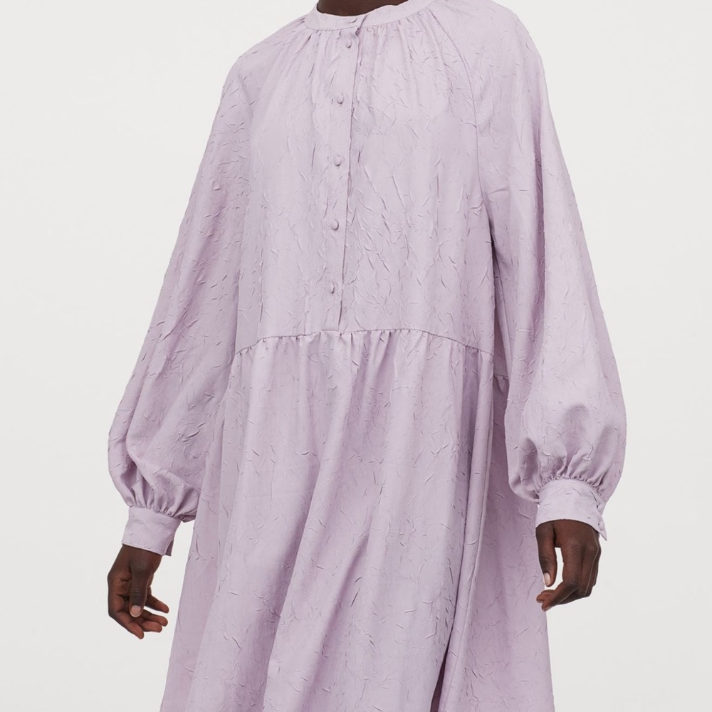 PURPLE SWING DRESS SHIFT DRESS CASUAL LACE NWOT